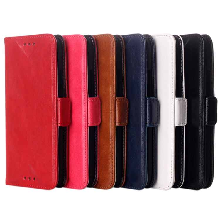 Oil Leather Case with Card Slot & Holder for HTC One mini 2 / M8 Mini (Brown)