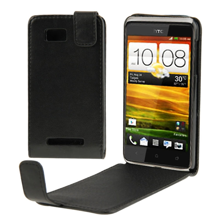 Vertical Flip Leather Case for HTC Desire 400