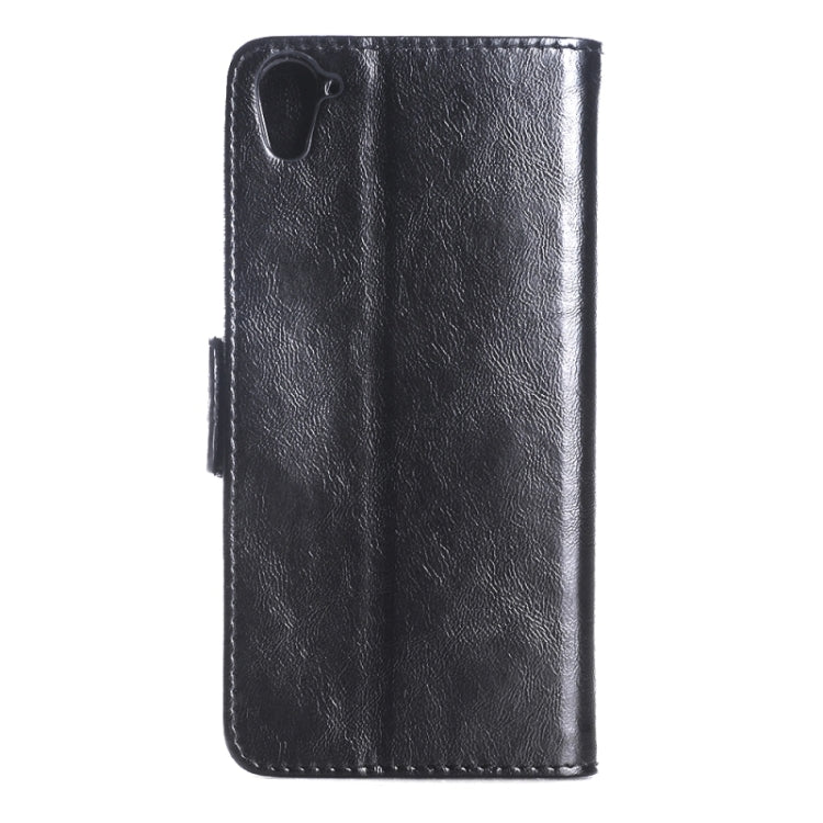 Crazy Horse Texture Horizontal Flip Leather Case with Card Slots & Holder for HTC Desire 826