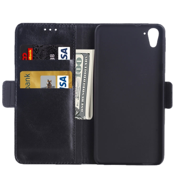 Crazy Horse Texture Horizontal Flip Leather Case with Card Slots & Holder for HTC Desire 826