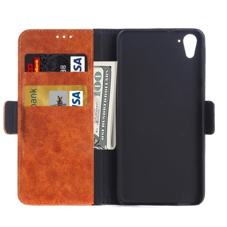 Crazy Horse Texture Horizontal Flip Leather Case with Card Slots & Holder for HTC Desire 826