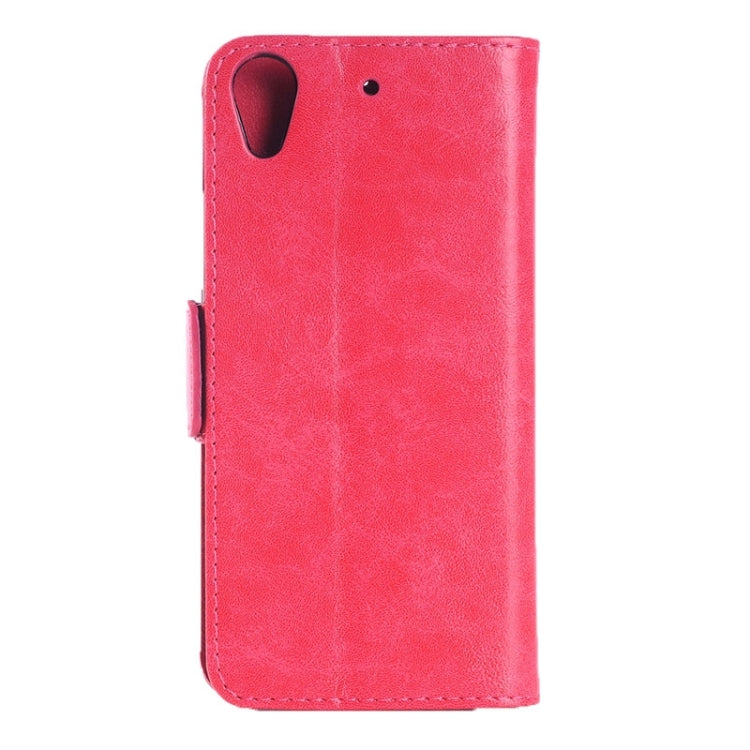 Crazy Horse Texture Horizontal Flip Leather Case with Card Slots & Holder for HTC Desire 626
