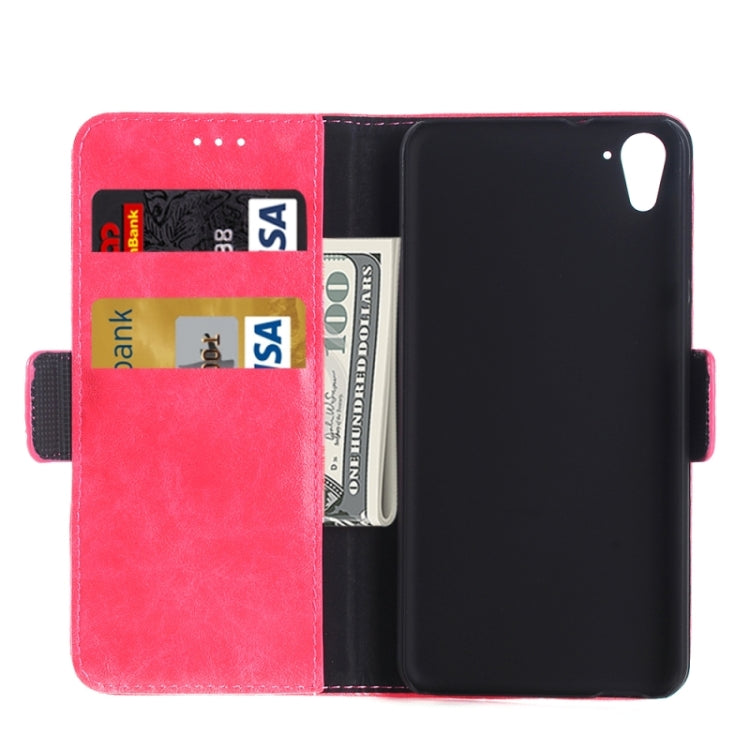 Crazy Horse Texture Horizontal Flip Leather Case with Card Slots & Holder for HTC Desire 626