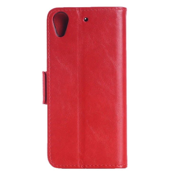 Crazy Horse Texture Horizontal Flip Leather Case with Card Slots & Holder for HTC Desire 626