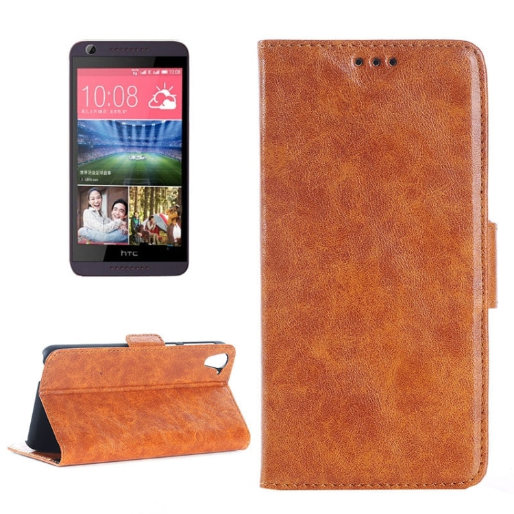 Crazy Horse Texture Horizontal Flip Leather Case with Card Slots & Holder for HTC Desire 626