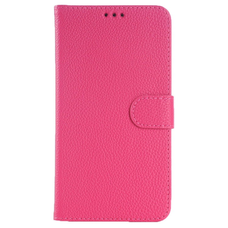 Litchi Texture Horizontal Flip Leather Case with Card Slots & Holder for Microsoft Lumia 640 XL