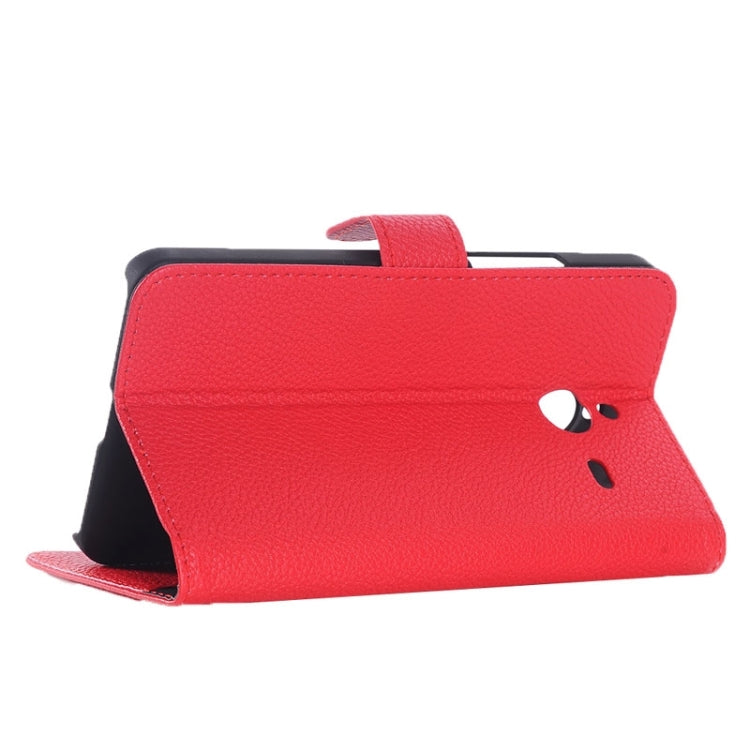 Litchi Texture Horizontal Flip Leather Case with Card Slots & Holder for Microsoft Lumia 640 XL