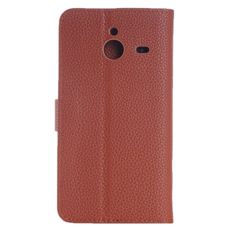 Litchi Texture Horizontal Flip Leather Case with Card Slots & Holder for Microsoft Lumia 640 XL