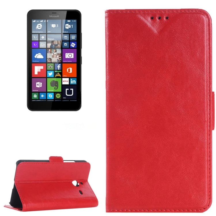 Crazy Horse Texture Horizontal Flip Leather Case with Card Slots & Holder for Microsoft Lumia 640 XL
