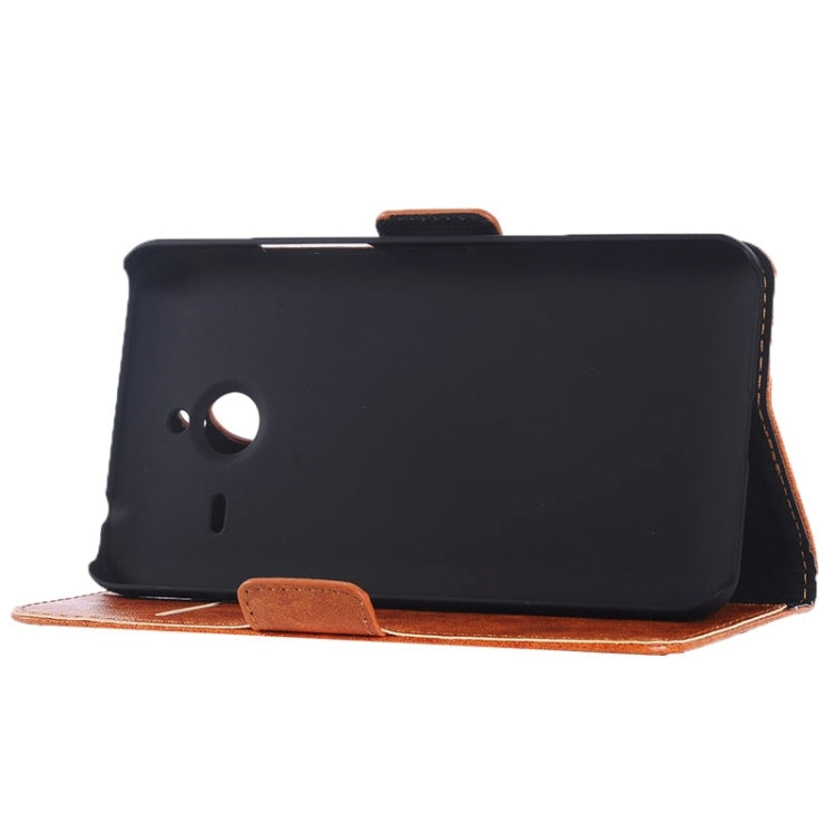 Crazy Horse Texture Horizontal Flip Leather Case with Card Slots & Holder for Microsoft Lumia 640 XL