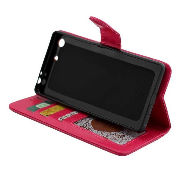 Crazy Horse Texture Horizontal Flip Leather Case with Holder & Card Slots & Wallet & Photo Frame for Sony Xperia M5 / E5603 / E5606 / E5653 / E5633 / E5643 / E5663