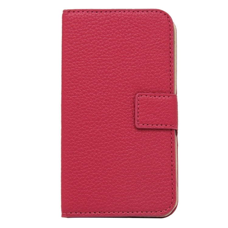 Litchi Texture Horizontal Flip Magnetic Buckle Leather Case with Holder & Card Slots & Wallet for HTC Desire 310