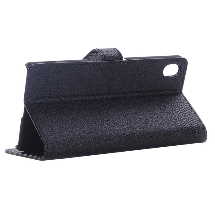 Litchi Texture Horizontal Flip Leather Case with Holder & Card Slots & Wallet for Sony Xperia Z4