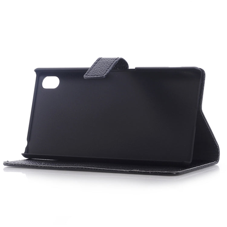 Litchi Texture Horizontal Flip Leather Case with Holder & Card Slots & Wallet for Sony Xperia Z4