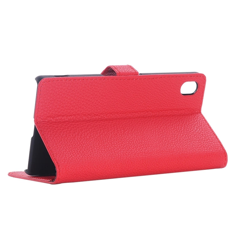 Litchi Texture Horizontal Flip Leather Case with Holder & Card Slots & Wallet for Sony Xperia Z4