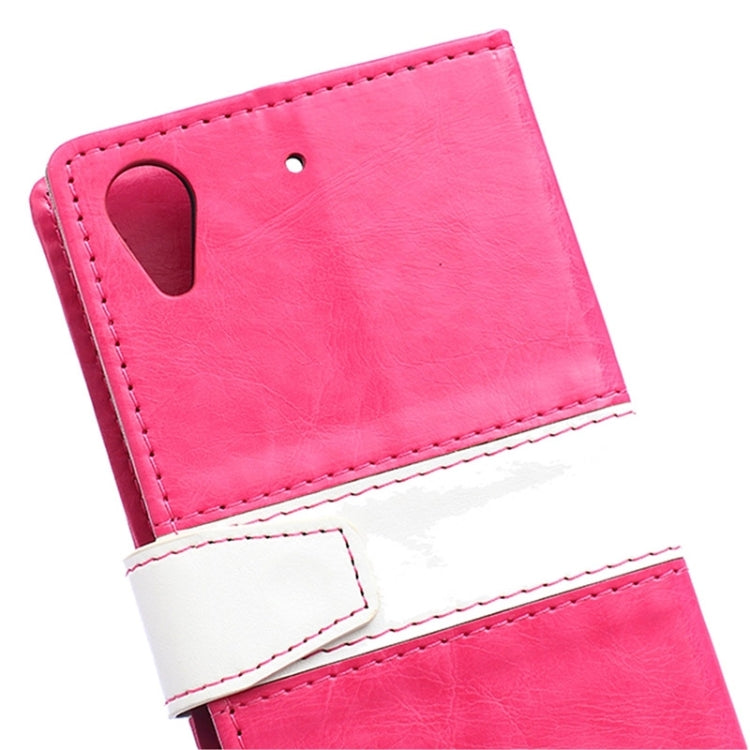 Crazy Horse Texture Horizontal Flip Color Matching Leather Case with Card Slots & Wallet & Holder for HTC Desire 626