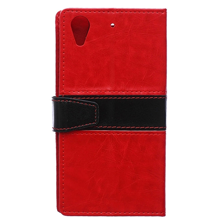 Crazy Horse Texture Horizontal Flip Color Matching Leather Case with Card Slots & Wallet & Holder for HTC Desire 626