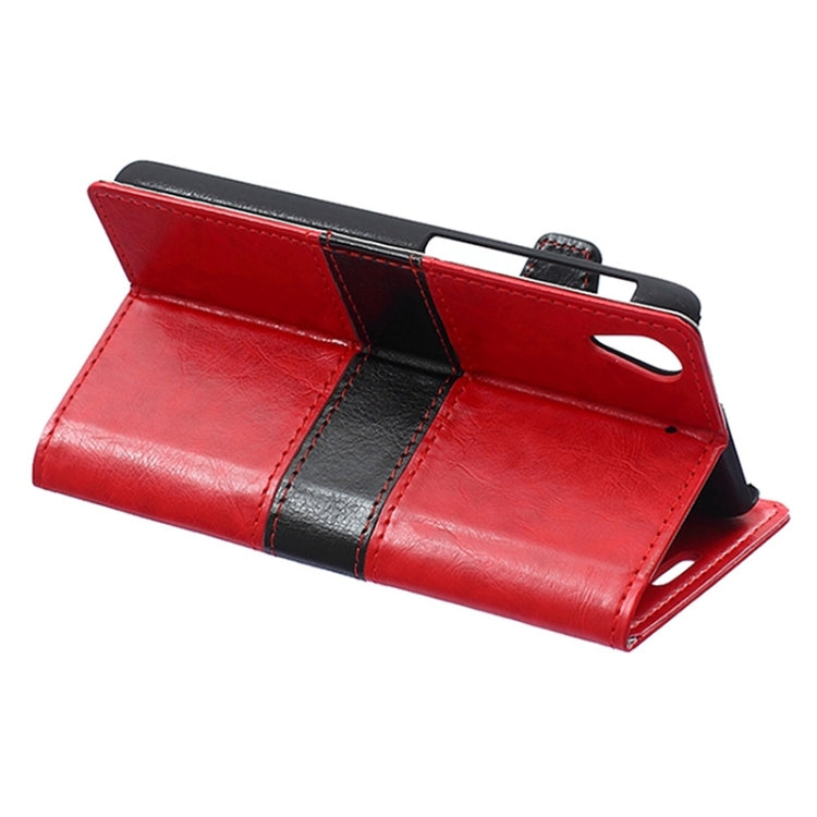 Crazy Horse Texture Horizontal Flip Color Matching Leather Case with Card Slots & Wallet & Holder for HTC Desire 626