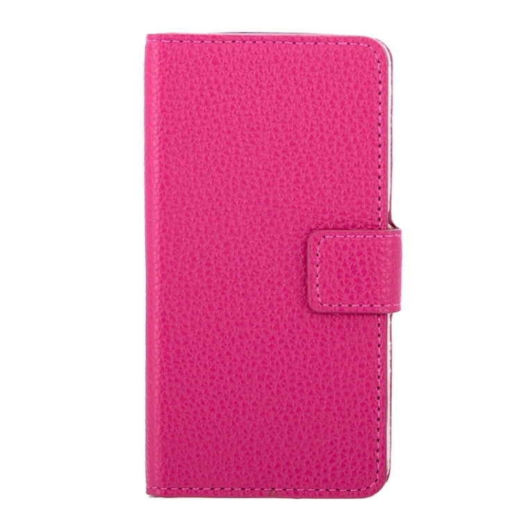 Litchi Texture Horizontal Flip Leather Case with Holder & Card Slots & Wallet for LG Leon / C40