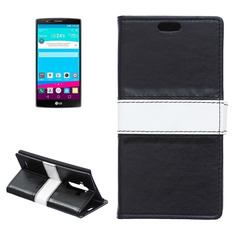 Crazy Horse Texture Horizontal Flip Color Matching Leather Case with Card Slots & Wallet & Holder for LG G4