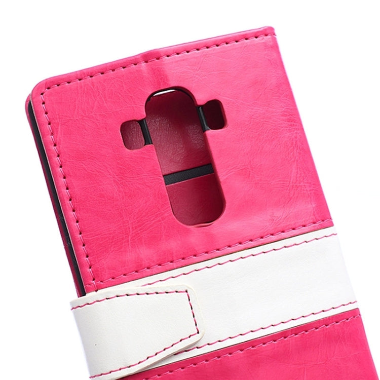 Crazy Horse Texture Horizontal Flip Color Matching Leather Case with Card Slots & Wallet & Holder for LG G4