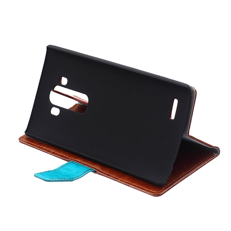 Crazy Horse Texture Horizontal Flip Color Matching Leather Case with Card Slots & Wallet & Holder for LG G4
