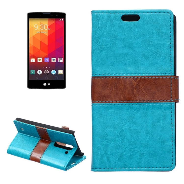 Crazy Horse Texture Horizontal Flip Color Matching Leather Case with Card Slots & Wallet & Holder for LG Magna