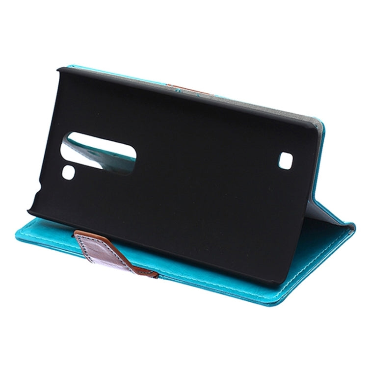 Crazy Horse Texture Horizontal Flip Color Matching Leather Case with Card Slots & Wallet & Holder for LG Magna