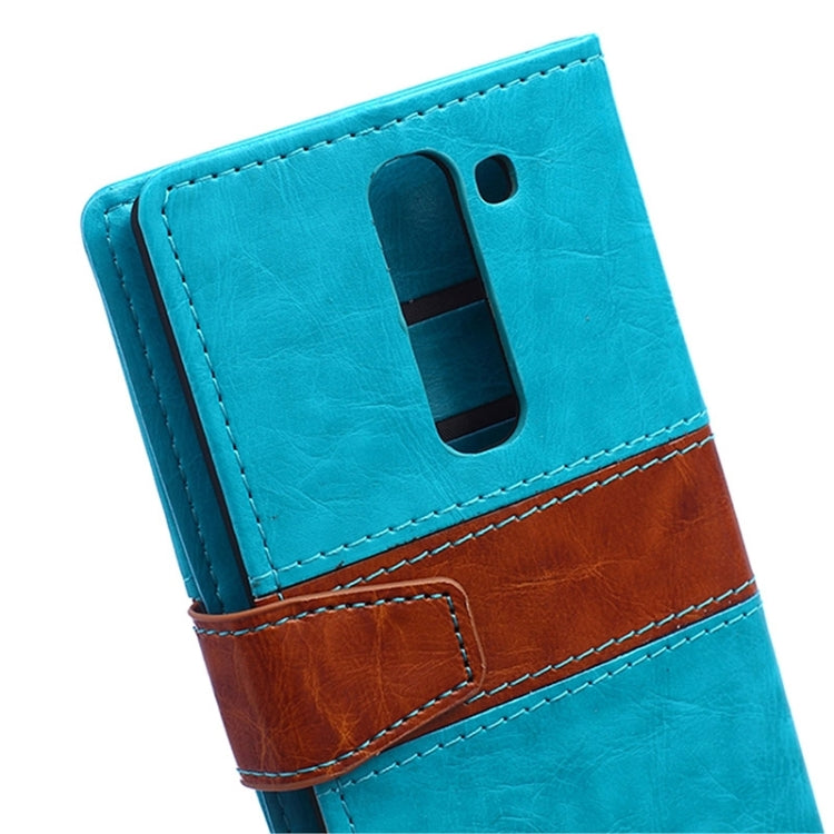 Crazy Horse Texture Horizontal Flip Color Matching Leather Case with Card Slots & Wallet & Holder for LG Magna