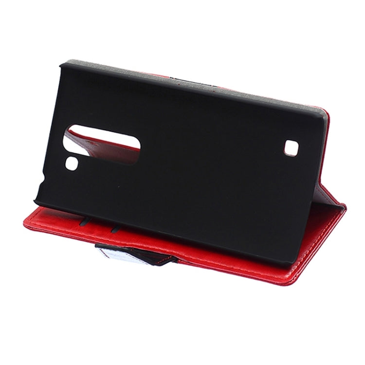 Crazy Horse Texture Horizontal Flip Color Matching Leather Case with Card Slots & Wallet & Holder for LG Magna