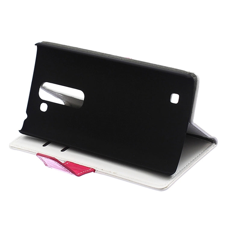 Crazy Horse Texture Horizontal Flip Color Matching Leather Case with Card Slots & Wallet & Holder for LG Magna