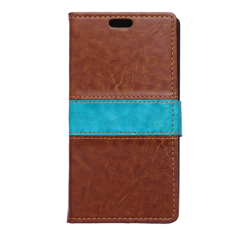 Crazy Horse Texture Horizontal Flip Color Matching Leather Case with Card Slots & Wallet & Holder for LG Magna