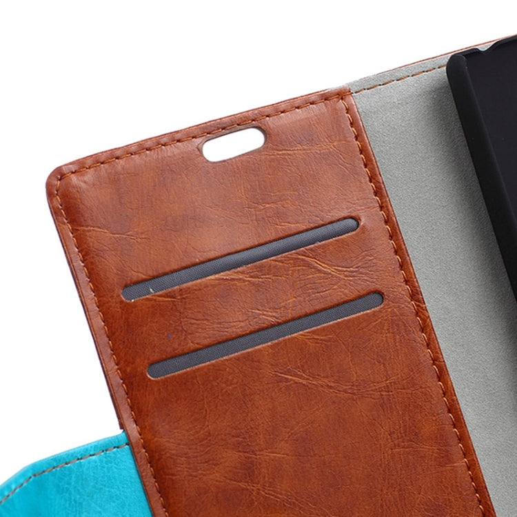 Crazy Horse Texture Horizontal Flip Color Matching Leather Case with Card Slots & Wallet & Holder for LG Magna