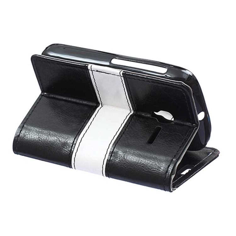 Crazy Horse Texture Horizontal Flip Color Matching Leather Case with Card Slots & Wallet & Holder for Alcatel OneTouch Pixi 3 / OT4009D