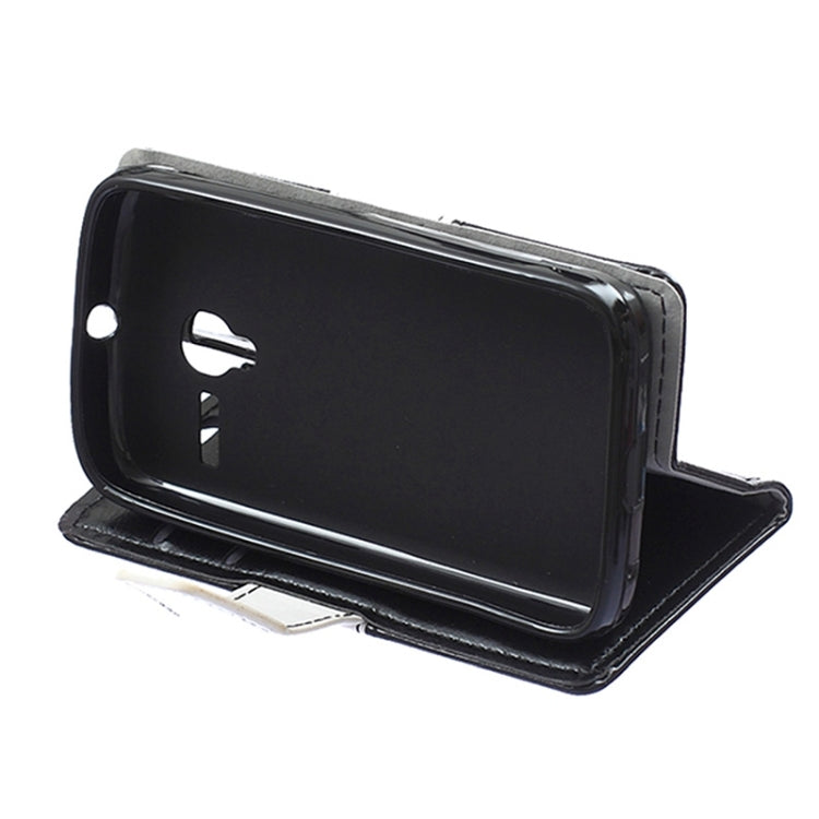 Crazy Horse Texture Horizontal Flip Color Matching Leather Case with Card Slots & Wallet & Holder for Alcatel OneTouch Pixi 3 / OT4009D