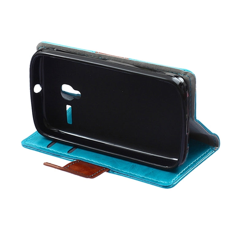 Crazy Horse Texture Horizontal Flip Color Matching Leather Case with Card Slots & Wallet & Holder for Alcatel OneTouch Pixi 3 / OT4009D