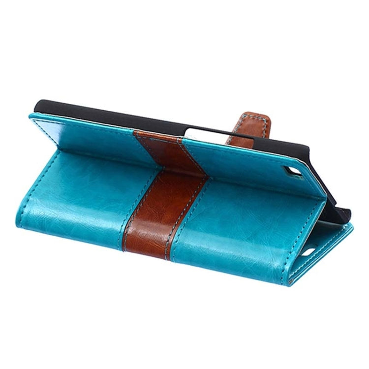 Crazy Horse Texture Horizontal Flip Color Matching Leather Case with Card Slots & Wallet & Holder for Huawei P8