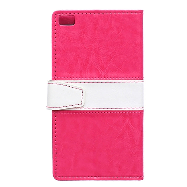 Crazy Horse Texture Horizontal Flip Color Matching Leather Case with Card Slots & Wallet & Holder for Huawei P8