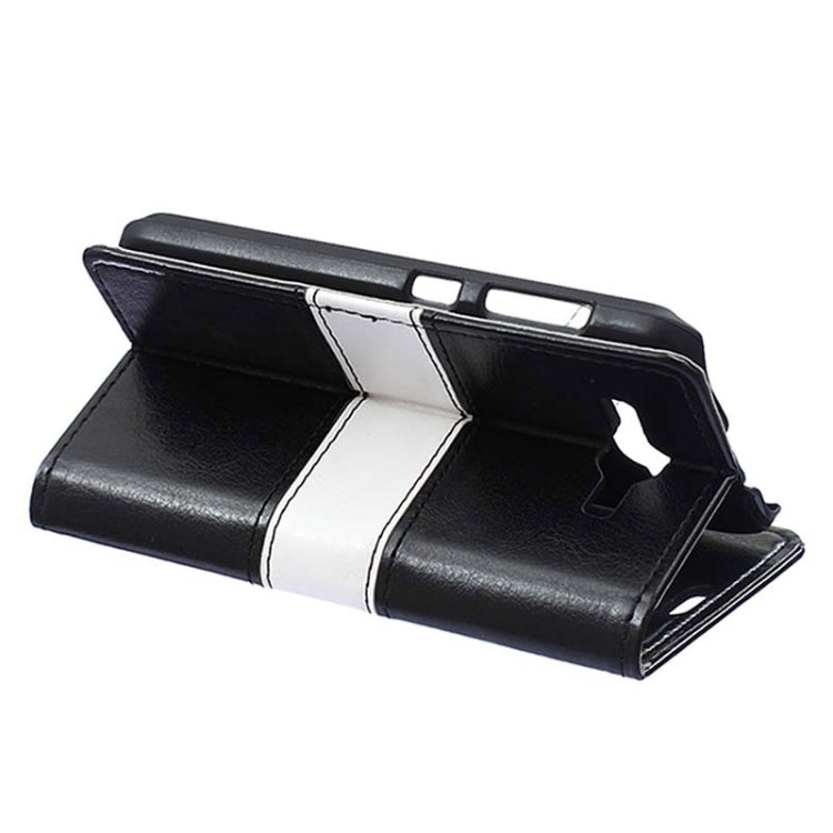 Crazy Horse Texture Horizontal Flip Color Matching Leather Case with Card Slots & Wallet & Holder for Huawei Ascend Y520