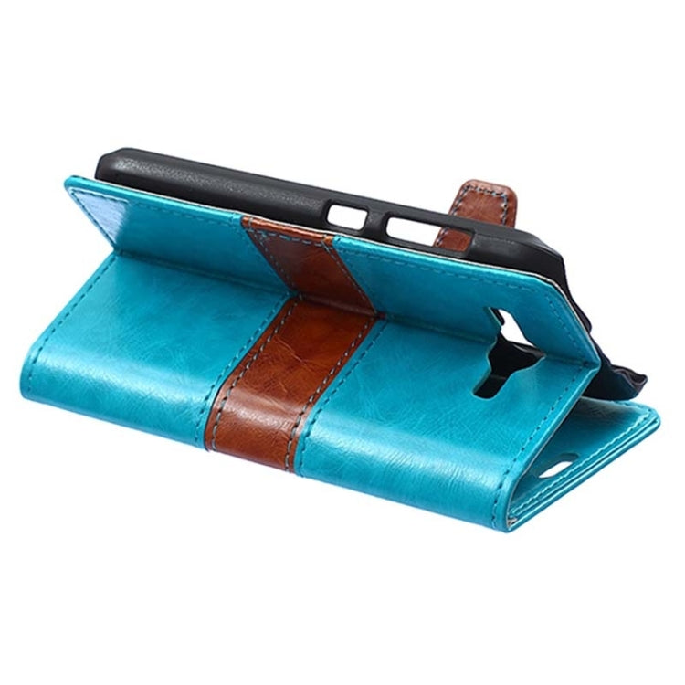 Crazy Horse Texture Horizontal Flip Color Matching Leather Case with Card Slots & Wallet & Holder for Huawei Ascend Y520