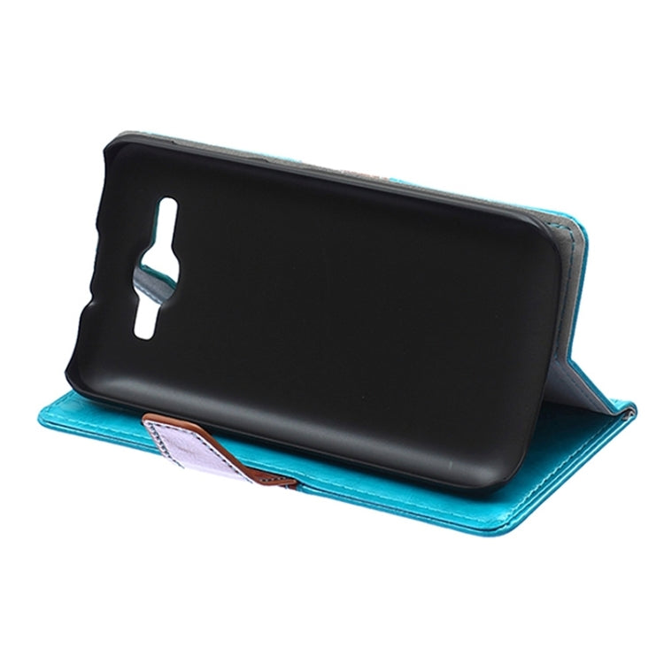 Crazy Horse Texture Horizontal Flip Color Matching Leather Case with Card Slots & Wallet & Holder for Huawei Ascend Y520