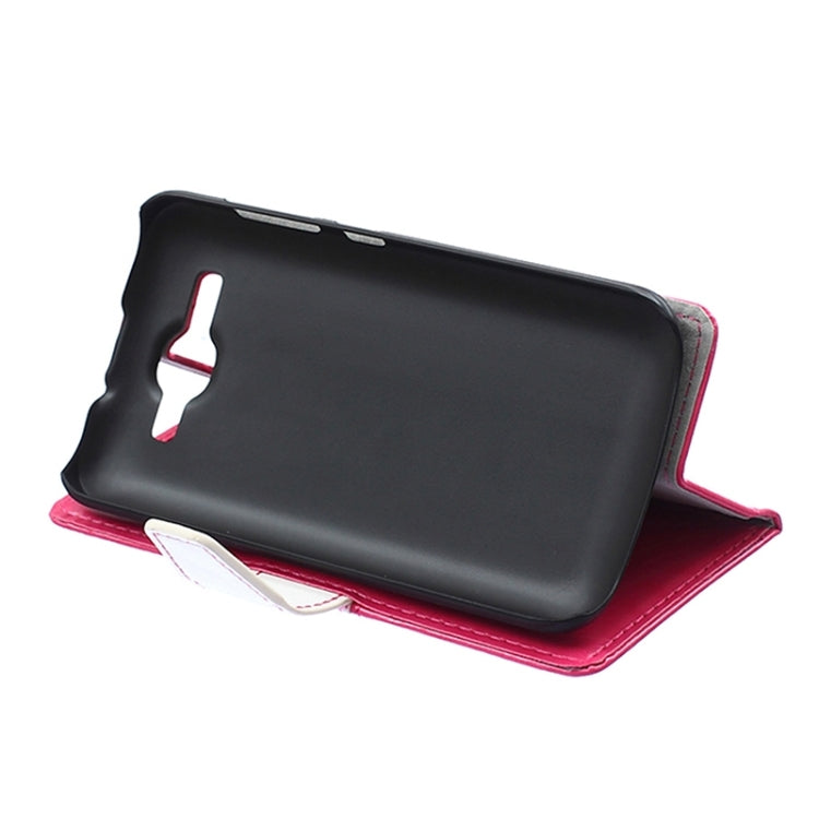 Crazy Horse Texture Horizontal Flip Color Matching Leather Case with Card Slots & Wallet & Holder for Huawei Ascend Y520