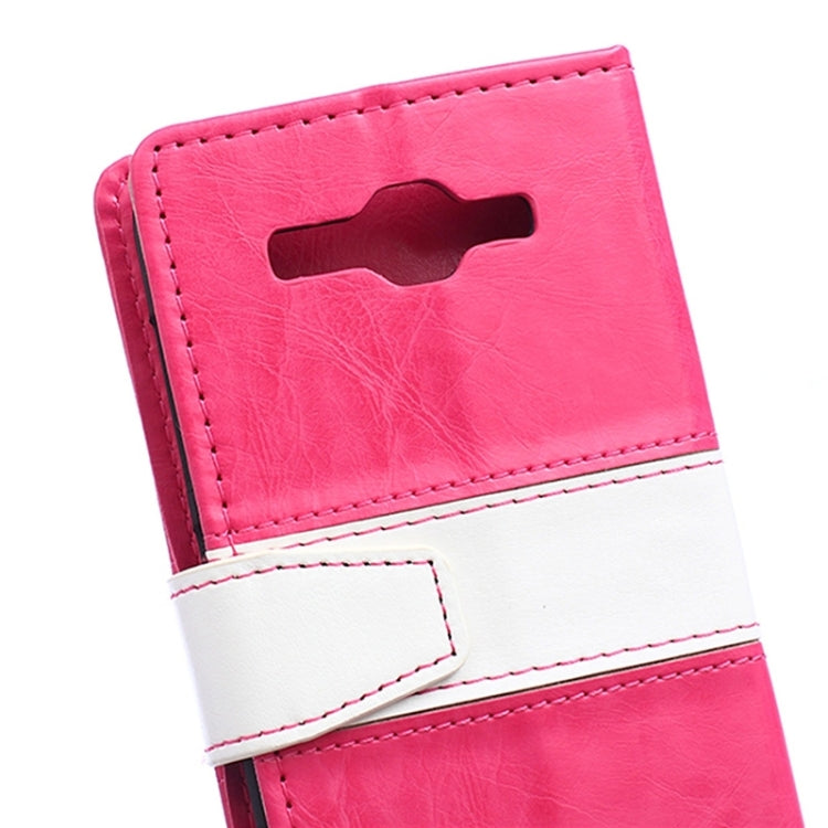 Crazy Horse Texture Horizontal Flip Color Matching Leather Case with Card Slots & Wallet & Holder for Huawei Ascend Y520