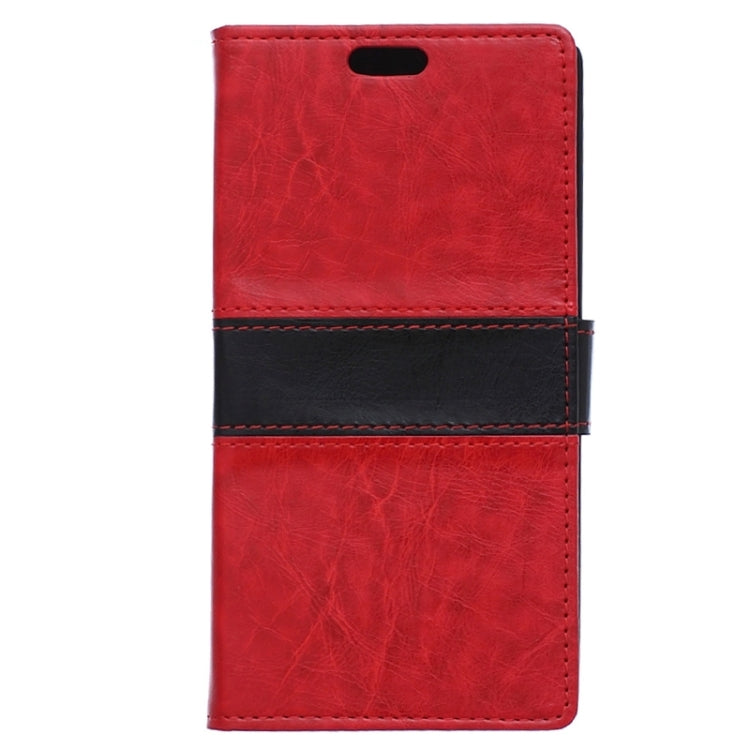 Crazy Horse Texture Horizontal Flip Color Matching Leather Case with Card Slots & Wallet & Holder for Huawei Ascend Y520