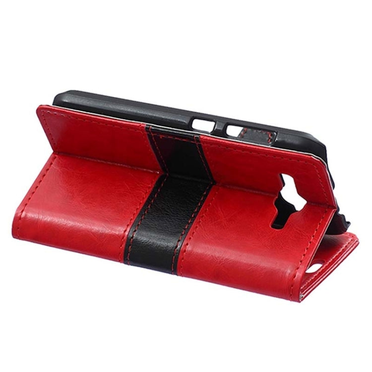Crazy Horse Texture Horizontal Flip Color Matching Leather Case with Card Slots & Wallet & Holder for Huawei Ascend Y520
