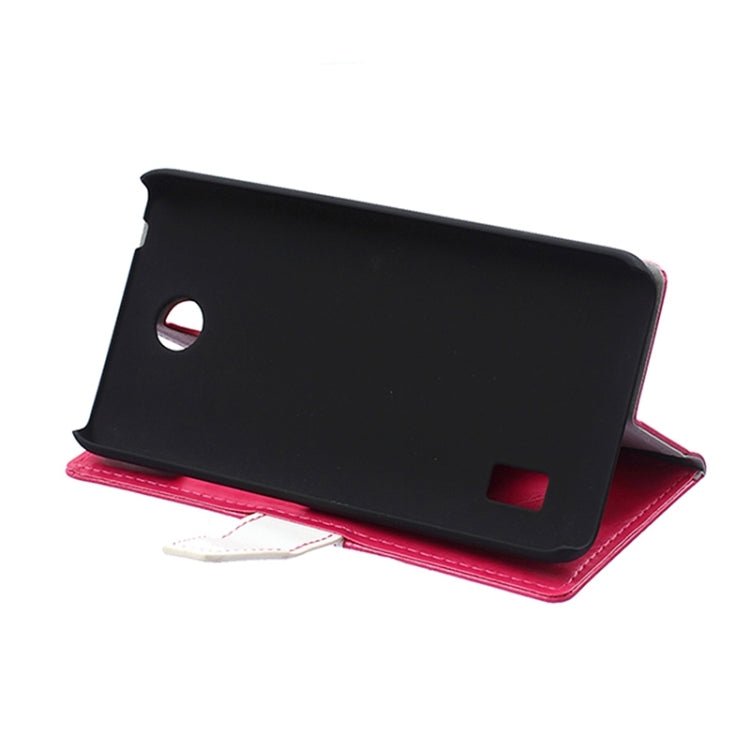 Crazy Horse Texture Horizontal Flip Color Matching Leather Case with Card Slots & Wallet & Holder for Huawei Ascend Y635