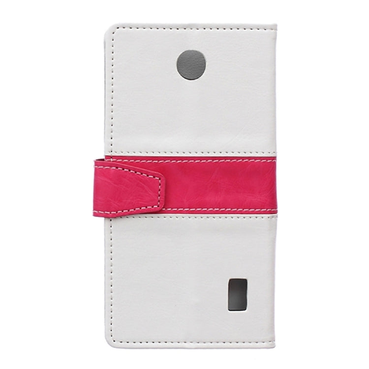 Crazy Horse Texture Horizontal Flip Color Matching Leather Case with Card Slots & Wallet & Holder for Huawei Ascend Y635