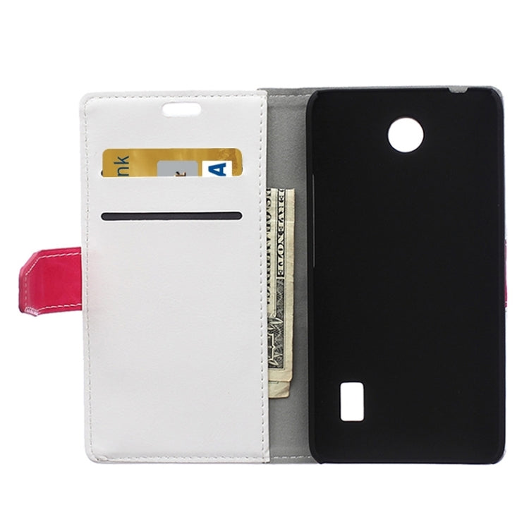 Crazy Horse Texture Horizontal Flip Color Matching Leather Case with Card Slots & Wallet & Holder for Huawei Ascend Y635