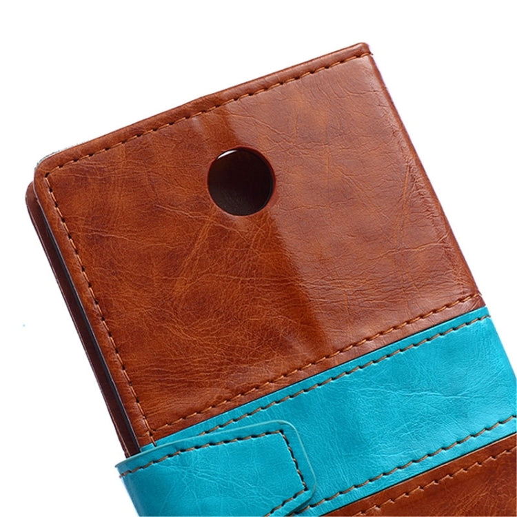 Crazy Horse Texture Horizontal Flip Color Matching Leather Case with Card Slots & Wallet & Holder for Huawei Ascend Y635