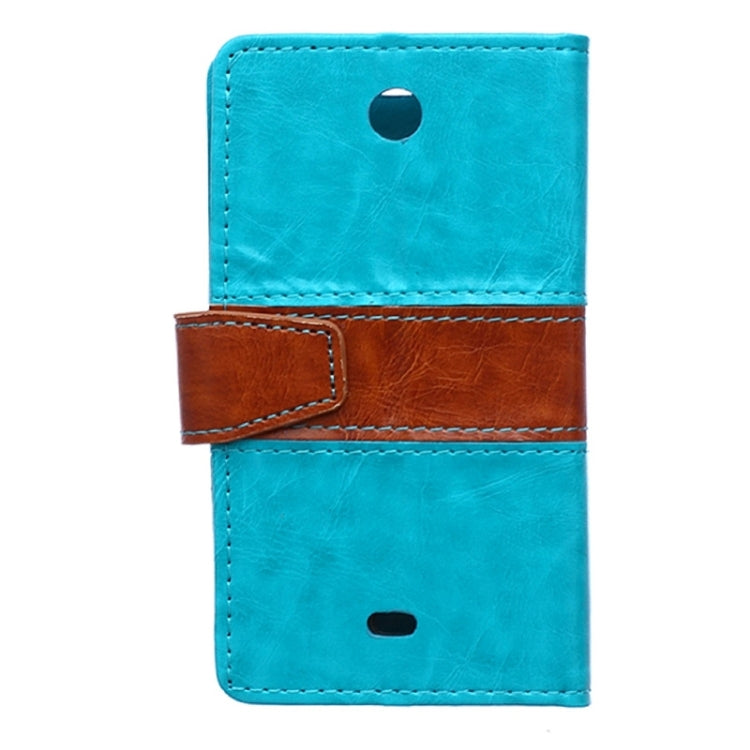 Crazy Horse Texture Horizontal Flip Color Matching Leather Case with Card Slots & Wallet & Holder for Microsoft Lumia 430